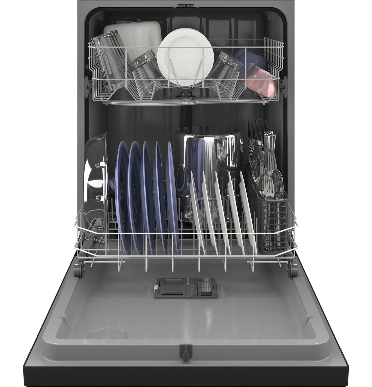 Hotpoint(R) One Button Dishwasher with Plastic Interior - (HDF310PGRBB)