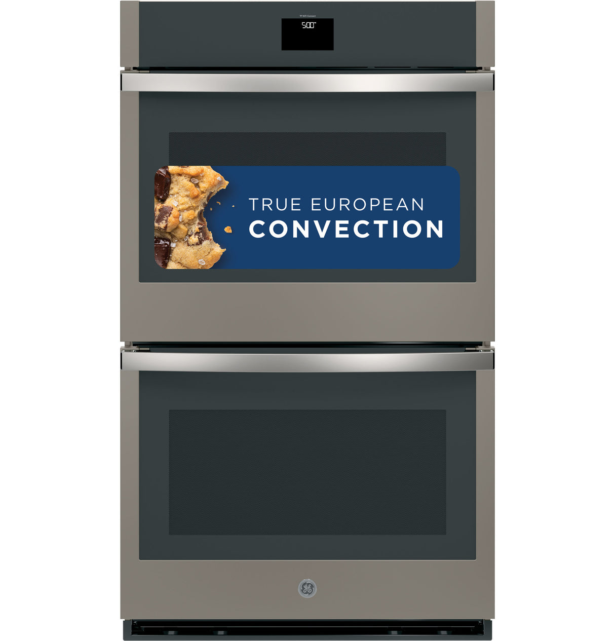 GE(R) 30" Smart Built-In Self-Clean Convection Double Wall Oven with Never Scrub Racks - (JTD5000ENES)
