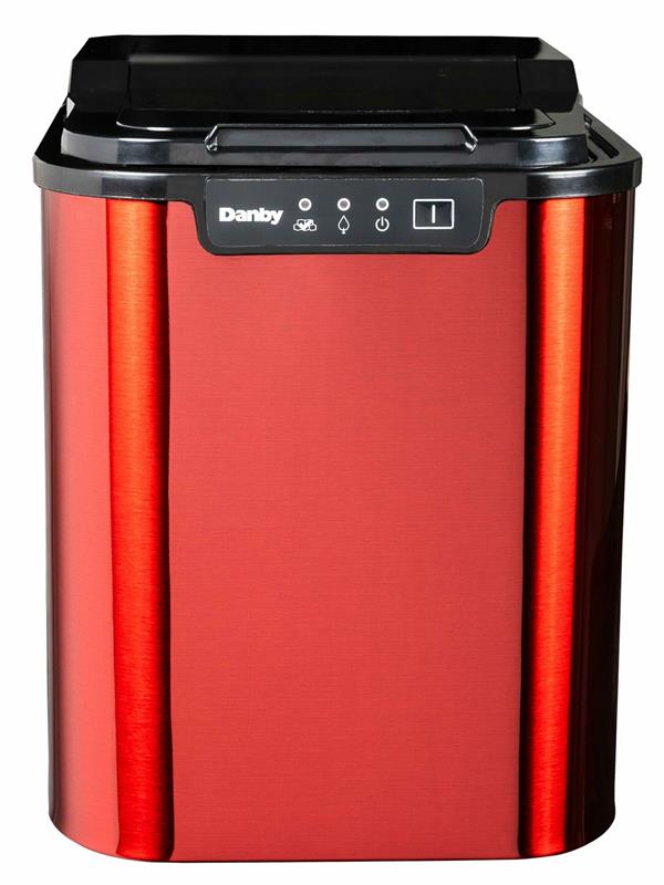 Danby 25 lbs. Countertop Ice Maker in Red - (DIM2500RDB)