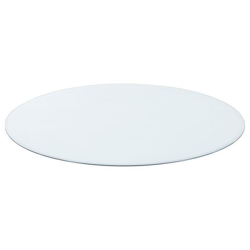 48" 6mm Round Glass Table Top Clear - (CB48RD6)