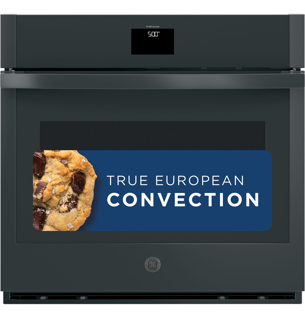 GE(R) 30" Smart Built-In Self-Clean Convection Single Wall Oven with Never Scrub Racks - (JTS5000DNBB)