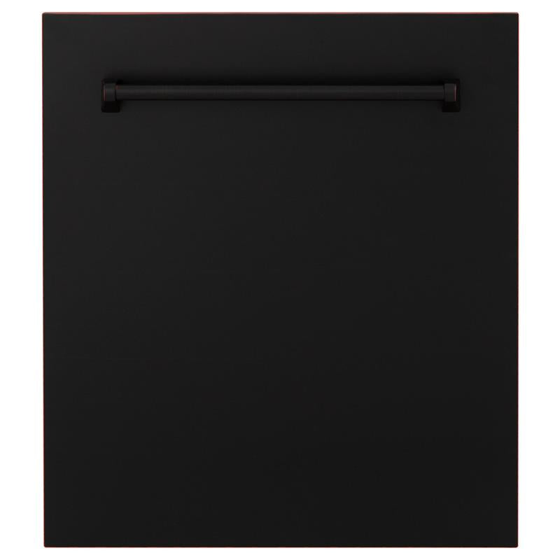 ZLINE 24" Tallac Series 3rd Rack Dishwasher with Traditional Handle, 51dBa (DWV-24) [Color: Oil Rubbed Bronze] - (DWVORB24)