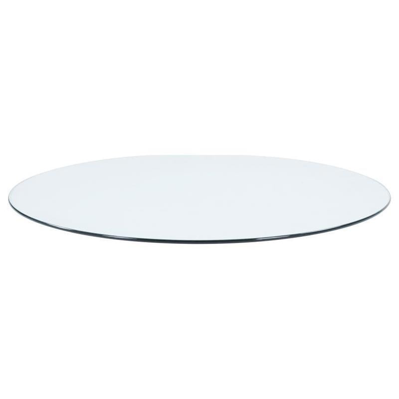 54" 10mm Round Glass Table Top Clear - (CP54RD10)