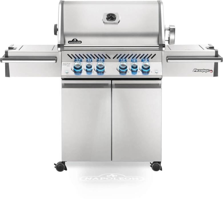 Prestige PRO 500 RSIB with Infrared Side and Rear Burners , Natural Gas, Stainless Steel - (PRO500RSIBNSS3)