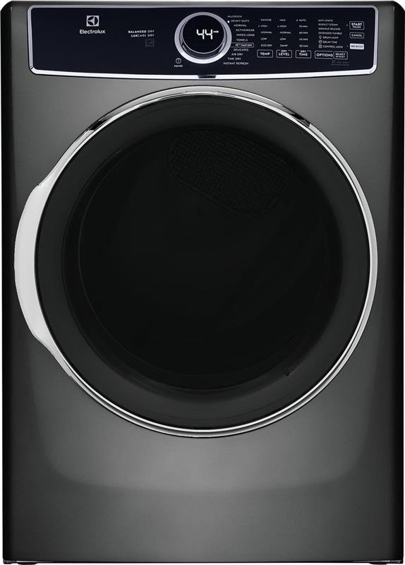 Electrolux Front Load Perfect Steam(TM) Electric Dryer with Balanced Dry(TM) and Instant Refresh - 8.0 Cu. Ft. - (ELFE7637AT)