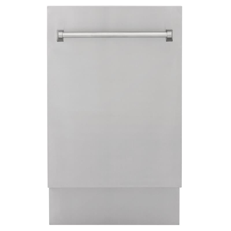 ZLINE 18" Tallac Series 3rd Rack Top Control Dishwasher with Traditional Handle, 51dBa [Color: 304 Stainless] - (DWV30418)