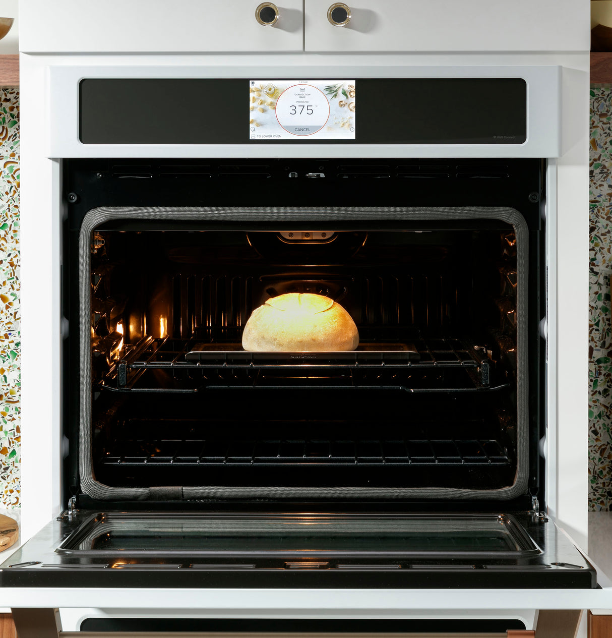 Caf(eback)(TM) Professional Series 30" Smart Built-In Convection Single Wall Oven - (CTS90DP4NW2)