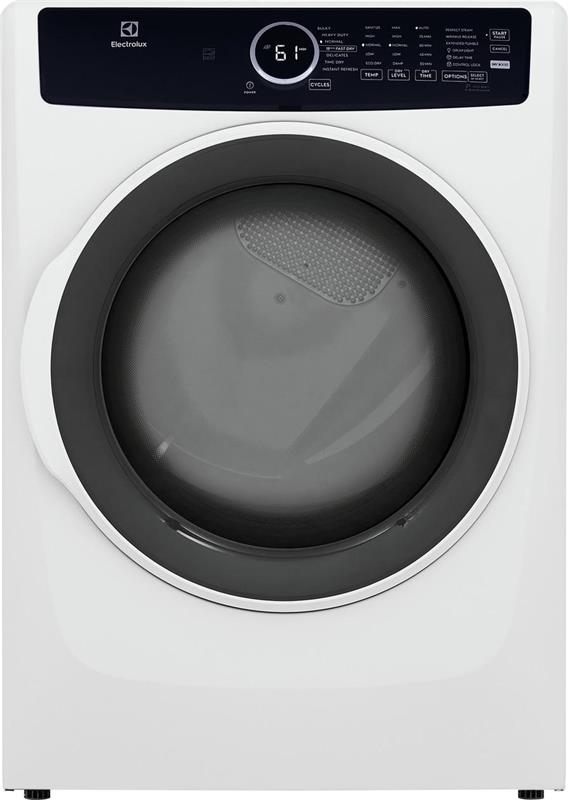 Electrolux Front Load Perfect Steam(TM) Electric Dryer with Instant Refresh - 8.0 Cu. Ft. - (ELFE7437AW)