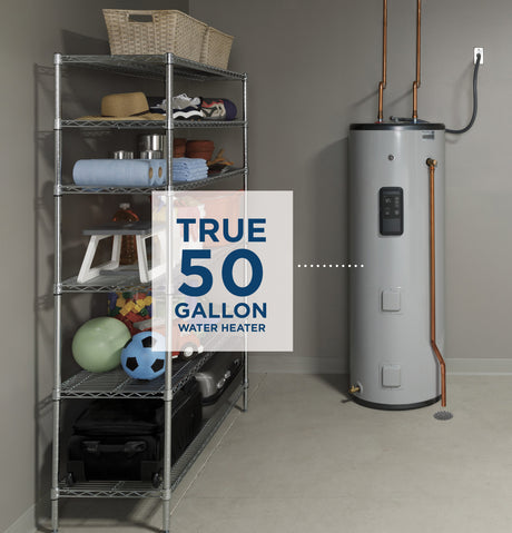 GE(R) Smart 50 Gallon Tall Electric Water Heater - (GE50T12BLM)