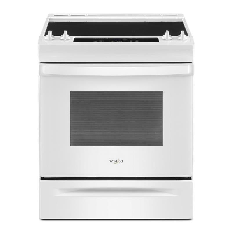 4.8 Cu. Ft. Whirlpool(R) Electric Range with Frozen Bake(TM) Technology - (WEE515S0LW)
