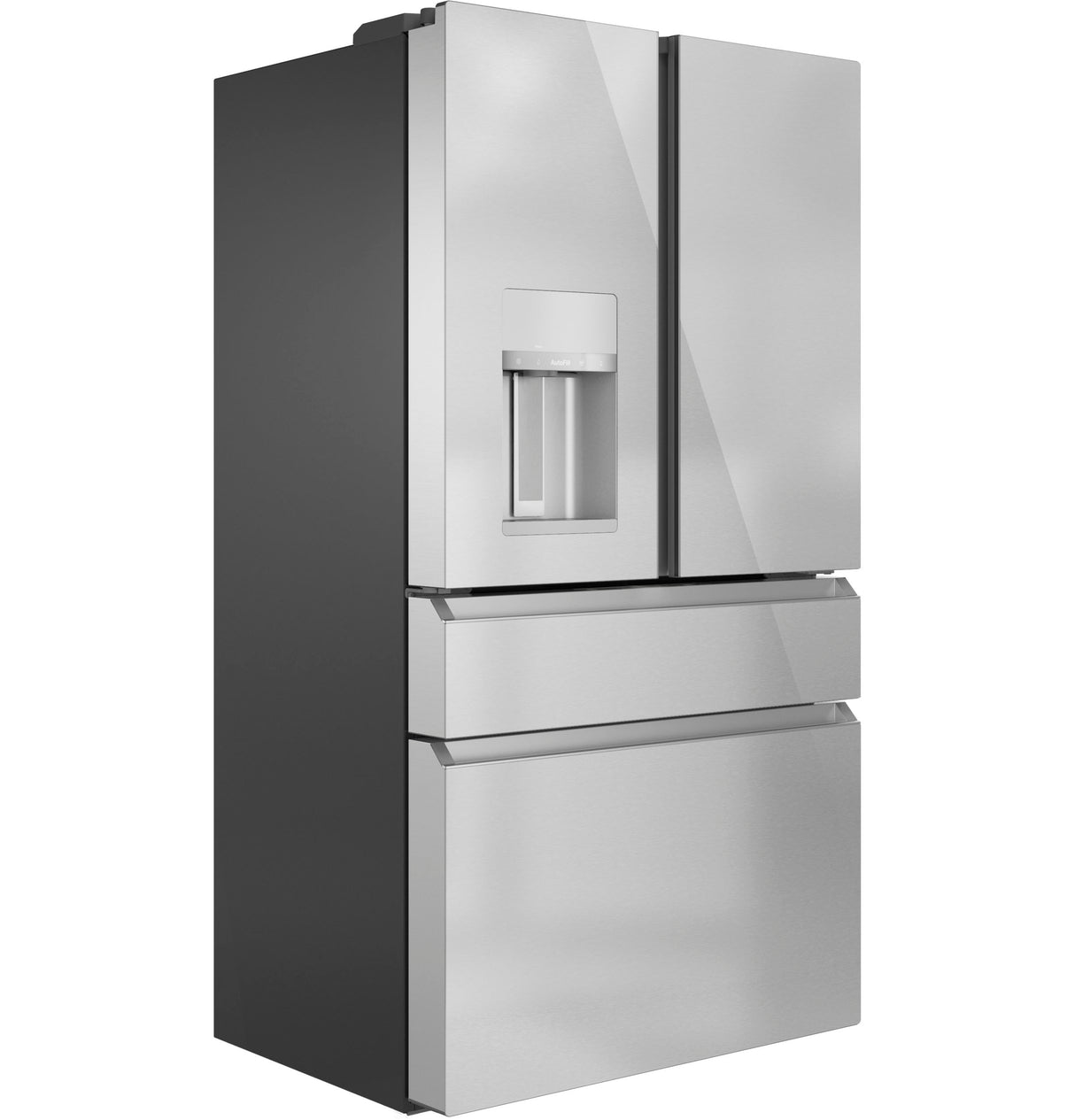 Caf(eback)(TM) ENERGY STAR(R) 22.3 Cu. Ft. Smart Counter-Depth 4-Door French-Door Refrigerator in Platinum Glass - (CXE22DM5PS5)