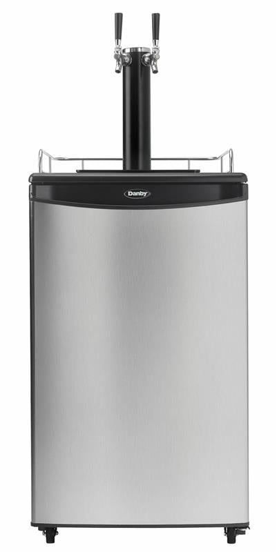Danby 5.4 cu. ft. Dual-Tap Keg Cooler in Stainless Steel - (DKC054A1BSL2DB)