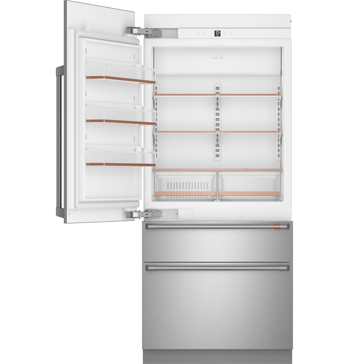 Caf(eback)(TM) 36" Integrated Bottom-Freezer Refrigerator - (CIC36LP2VS1)