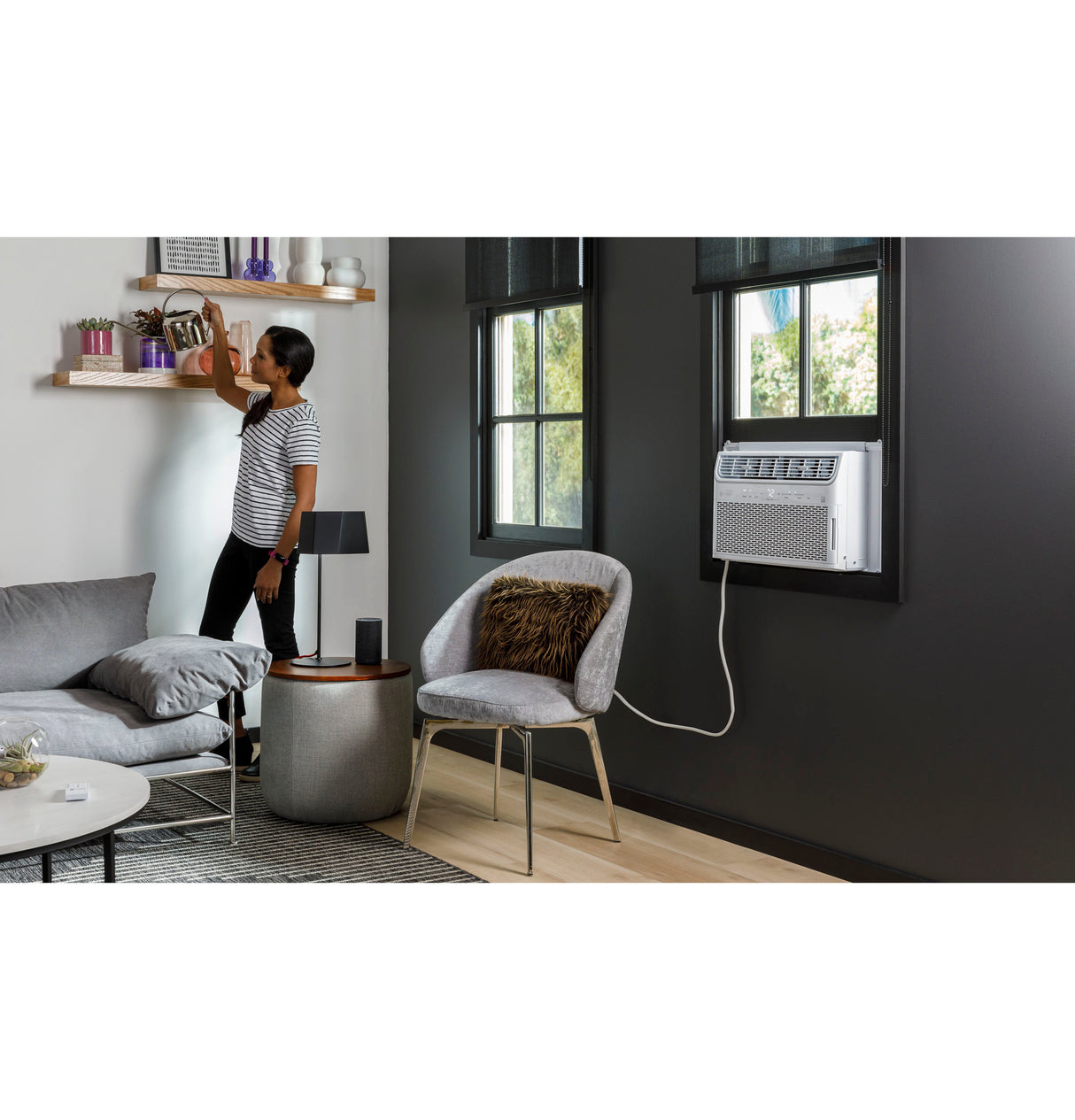 GE Profile(TM) ENERGY STAR(R) 12,000 BTU Inverter Smart Ultra Quiet Window Air Conditioner for Large Rooms up to 550 sq. ft. - (AHTR12AC)
