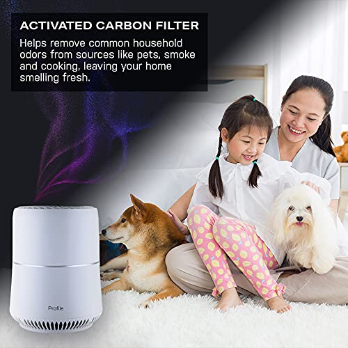 Profile Air Purifier for Small Rooms, White - (PFTS06AA)