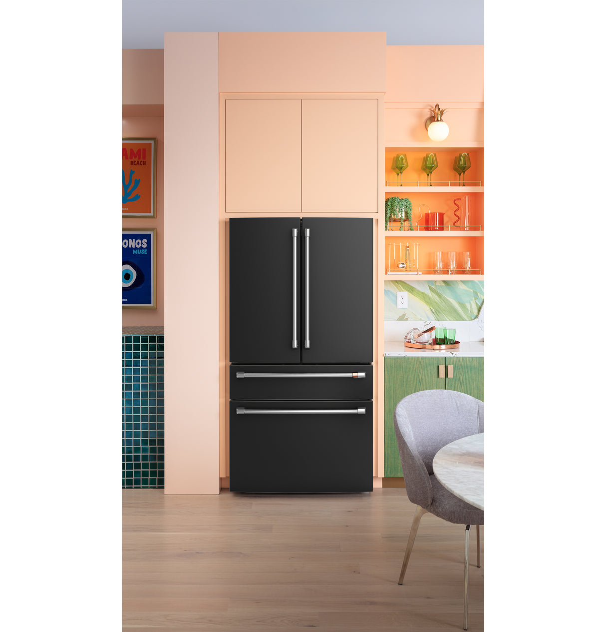 Caf(eback)(TM) ENERGY STAR(R) 28.7 Cu. Ft. Smart 4-Door French-Door Refrigerator With Dual-Dispense AutoFill Pitcher - (CGE29DP3TD1)