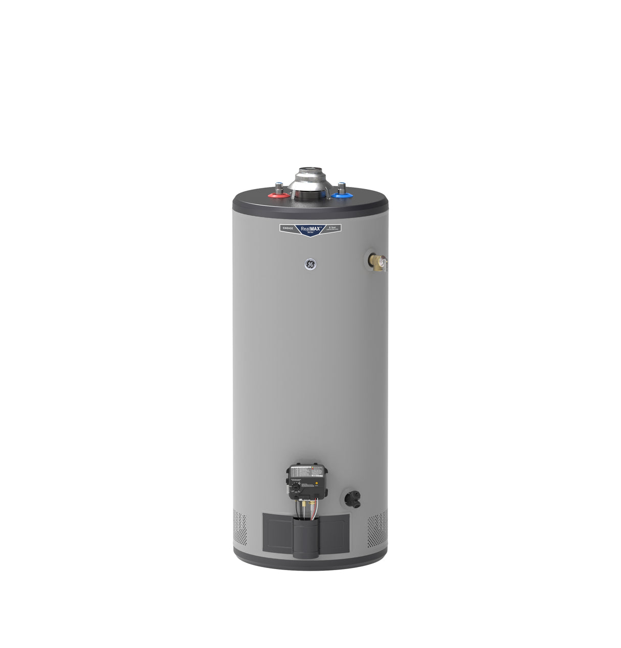 GE RealMAX Choice 30-Gallon Short Natural Gas Atmospheric Water Heater - (GG30S08BXR)