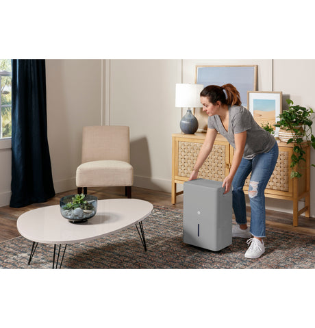 GE(R) ENERGY STAR(R) 50 Pint Portable Dehumidifier with Built-in Pump and Smart Dry for Wet Spaces - (APHR50LB)