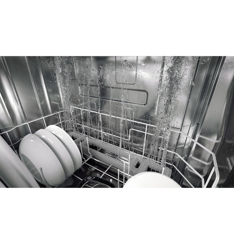 GE Profile(TM) ENERGY STAR(R) Top Control with Stainless Steel Interior Dishwasher with Sanitize Cycle & Twin Turbo Dry Boost - (PDT785SBNTS)